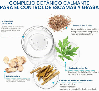 Crema para Dermatitis Seborreica, Caspa y Picazón del Cuero Cabelludo | Alivio e Hidratación