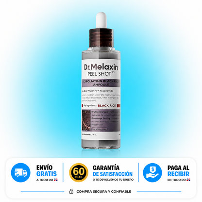 Dr.Melaxin Peel Shot  - Exfoliante Facial y Corporal y Removedor de Puntos Negros
