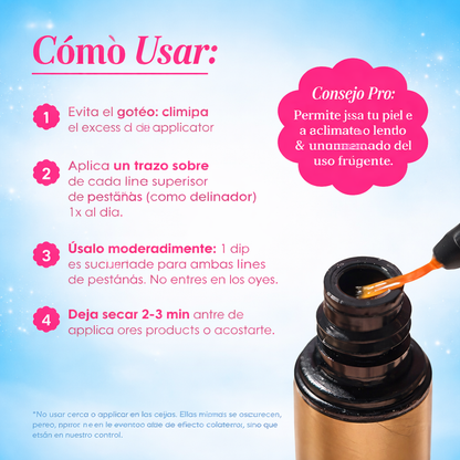 GrandeLASH-MD Suero Potenciador de Pestañas - Fórmula Infundida con Péptidos y Vitaminas 4 ml