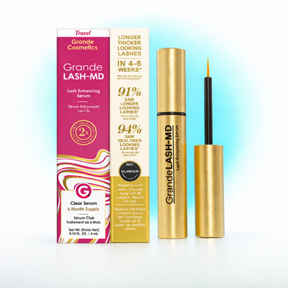 GrandeLASH-MD Suero Potenciador de Pestañas - Fórmula Infundida con Péptidos y Vitaminas 4 ml