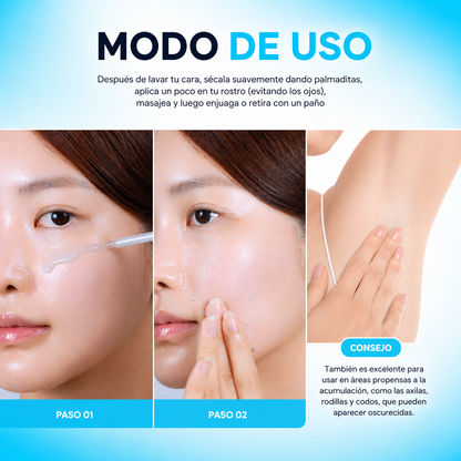 Dr.Melaxin Peel Shot  - Exfoliante Facial y Corporal y Removedor de Puntos Negros