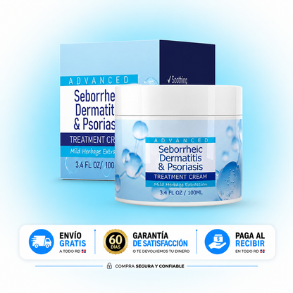 Crema para Dermatitis Seborreica, Caspa y Picazón del Cuero Cabelludo | Alivio e Hidratación